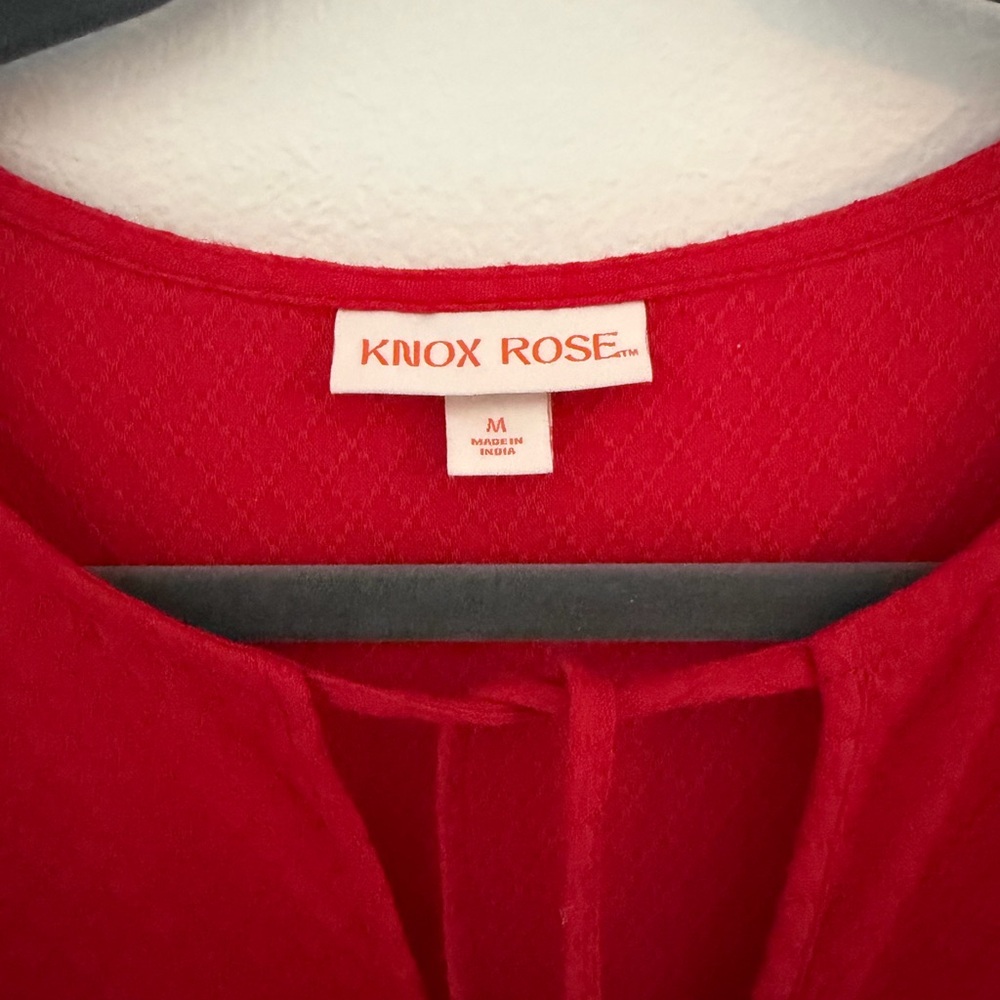 Red V-Neck Women's Dress with Pockets from target - Picture 7 of 7